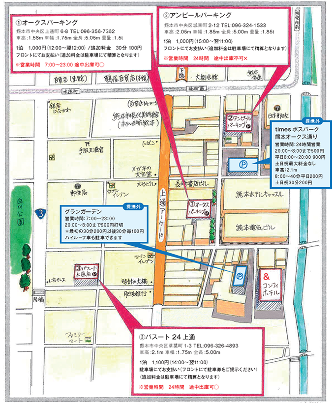 提携駐車場