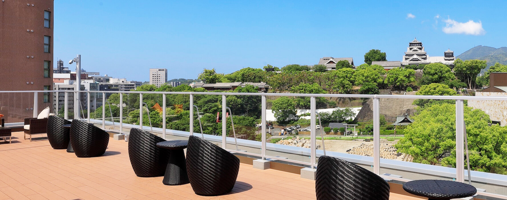 屋上城見テラス