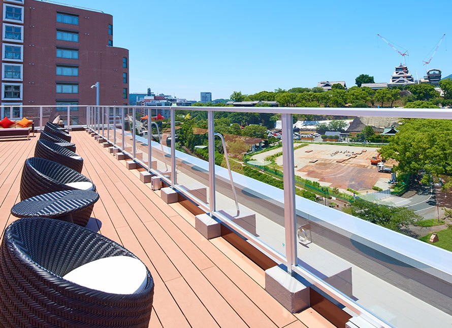 Rooftop Castle View Terrace