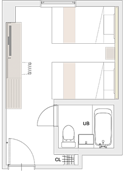 TWIN　Floor plan sample